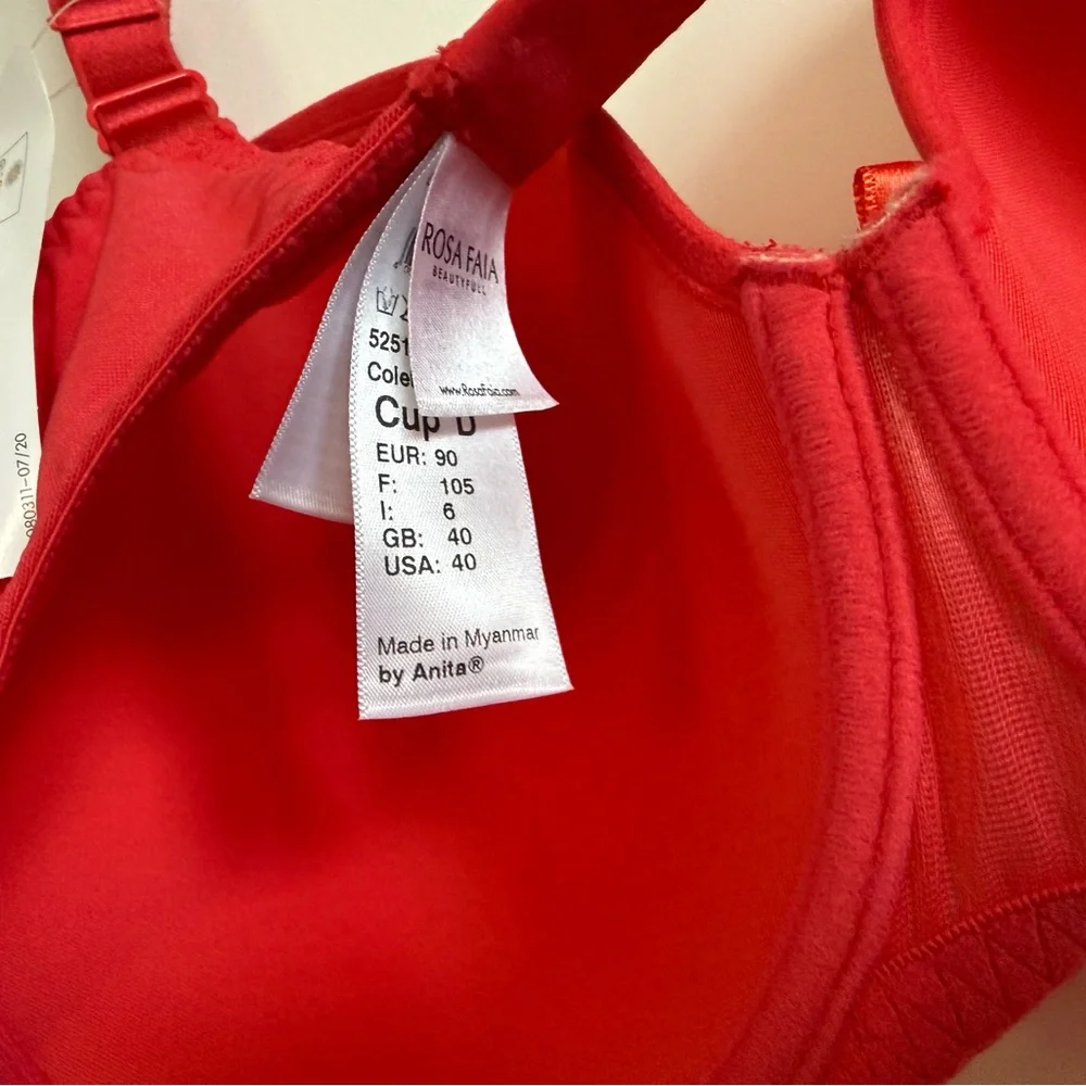 Rosa Faia Bra Size 40D NEW